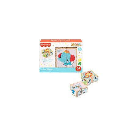 Puzzle madera animales 4 piezas