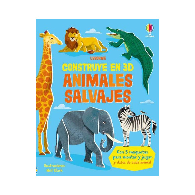 Construye en 3D animales salvajes