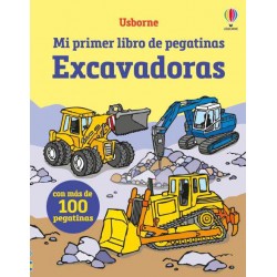Mi primer libro de pegatinas  Excavadoras
