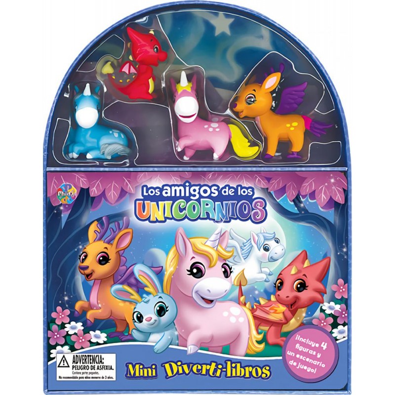 Los amigos de los unicornios  Mini Diverti-Libros 
