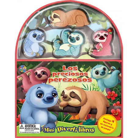 Los preciosos perezosos  Mini Diverti-Libros 