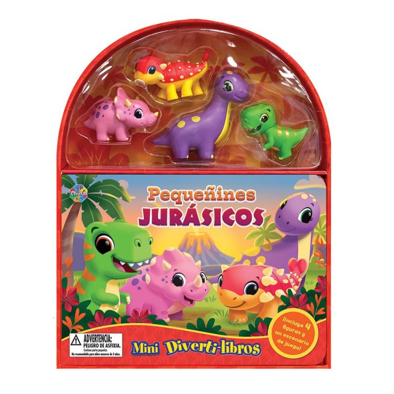 Pequeñines jurásicos  Mini Diverti-Libros 
