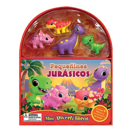 Pequeñines jurásicos  Mini Diverti-Libros 
