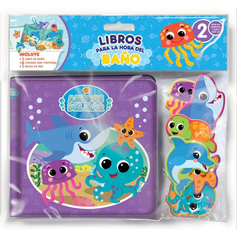 Amigos del mar  Libro baño 