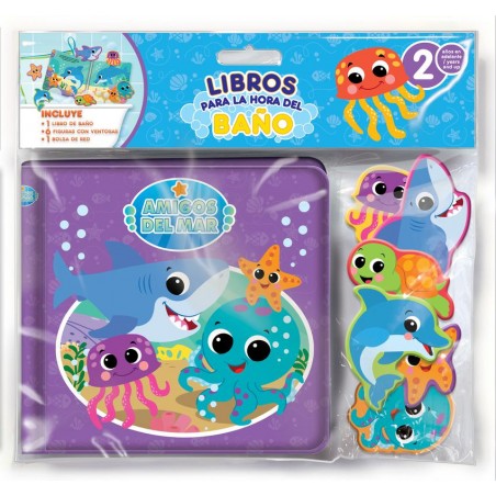 Amigos del mar  Libro baño 