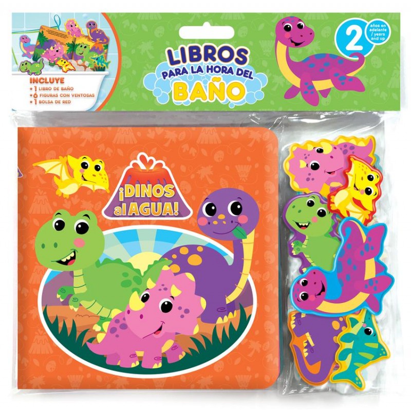 ¡Dinos al agua   Libro baño 