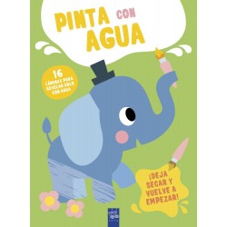 Pinta con agua  Elefante