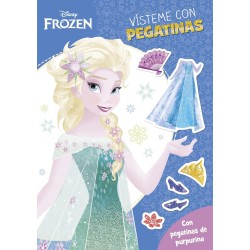 Frozen  Vísteme con pegatinas 2