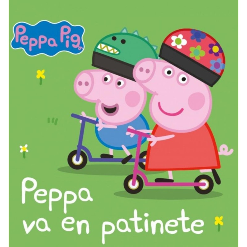 Peppa Pig Libro de cartón - Peppa va en patinete Peppa Pig Libro de cartón - Peppa va en patinete