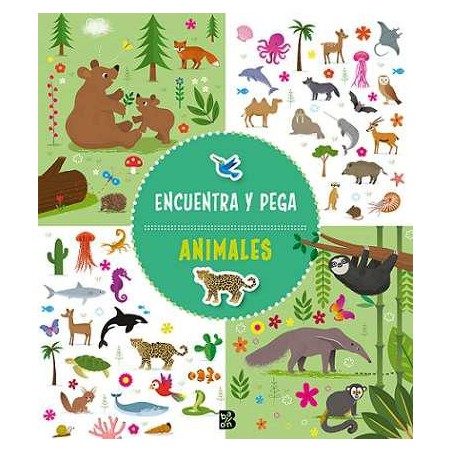 Encuentra y pega  Animales
