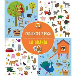 Encuentra y pega  La granja