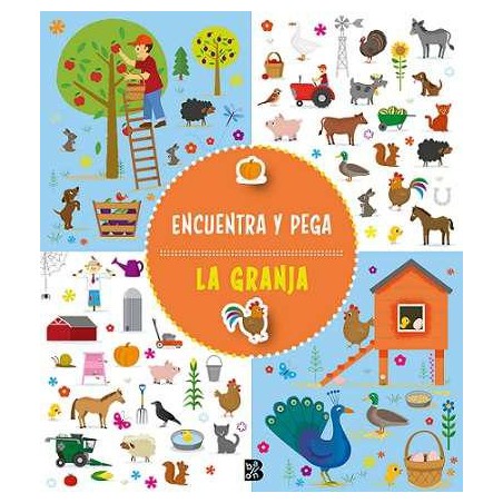 Encuentra y pega  La granja