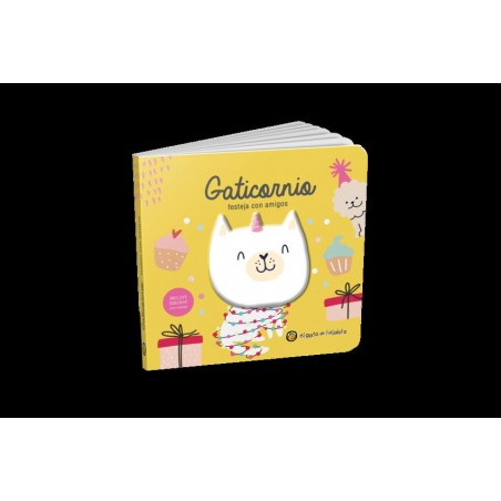 Gaticornio festeja con amigos   Amigos Squishy  
