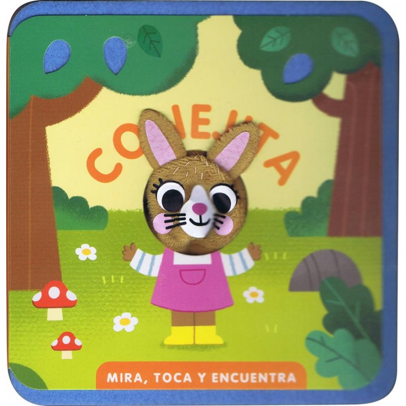 Mira  toca y encuentra  Conejita