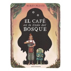 El café en la linda del bosque