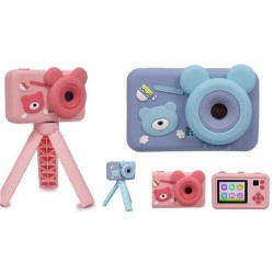 Camara digital infantil kool tech teddy rosa