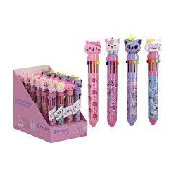 Boligrafo 10 colores dream cats modelos surtidos