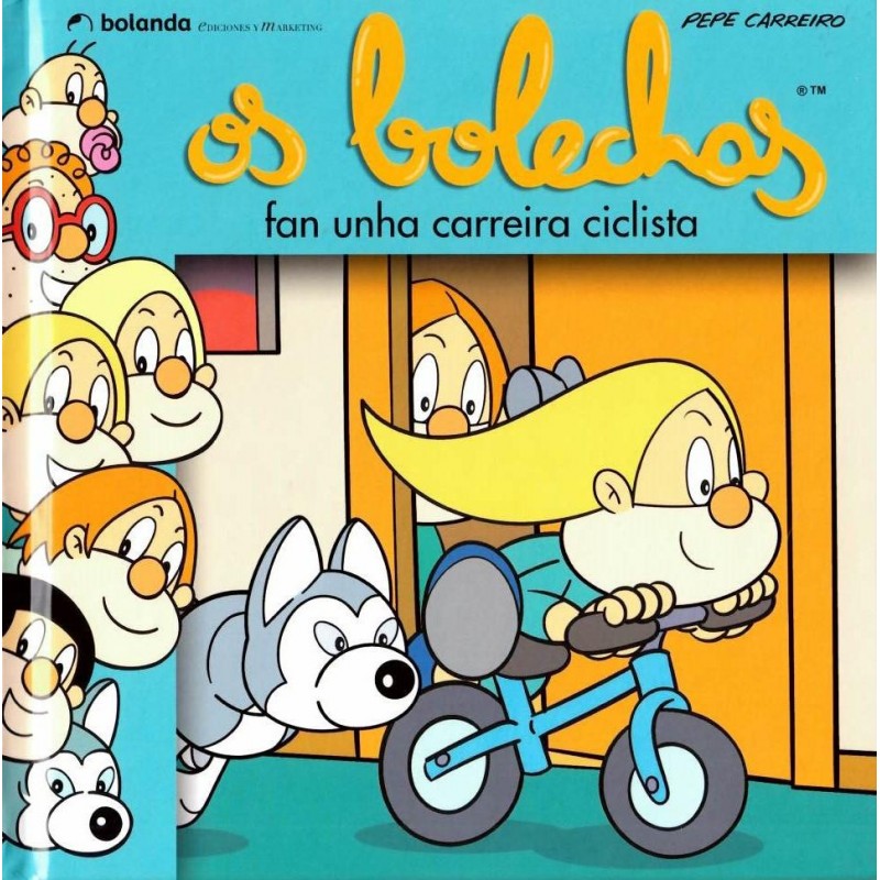 Os bolechas fan unha carreira ciclista