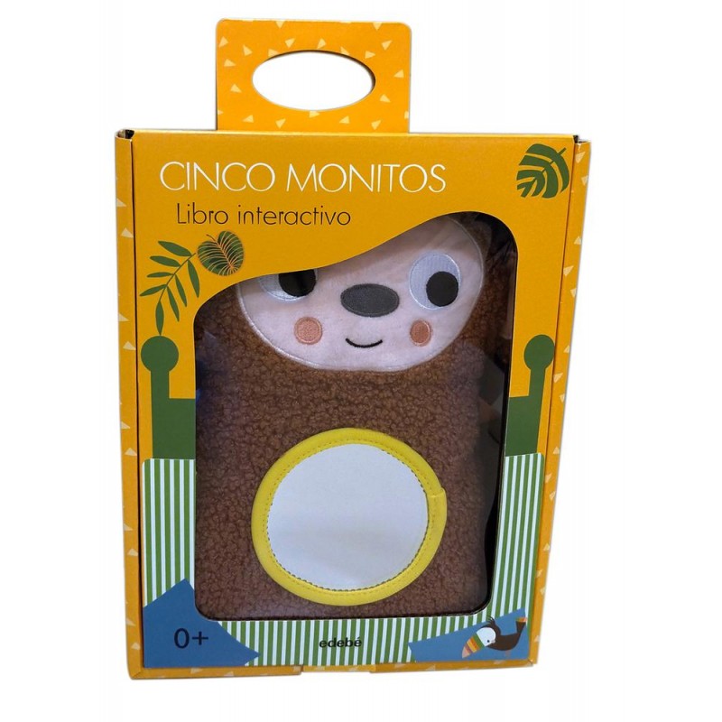 Cinco monitos Libro interactivo para bebés Cinco monitos Libro interactivo para bebés