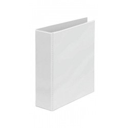 Carpeta canguro A4 2 anillas 65mm PVC blanco