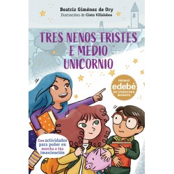 Tres nenos tristes e medio unicornio