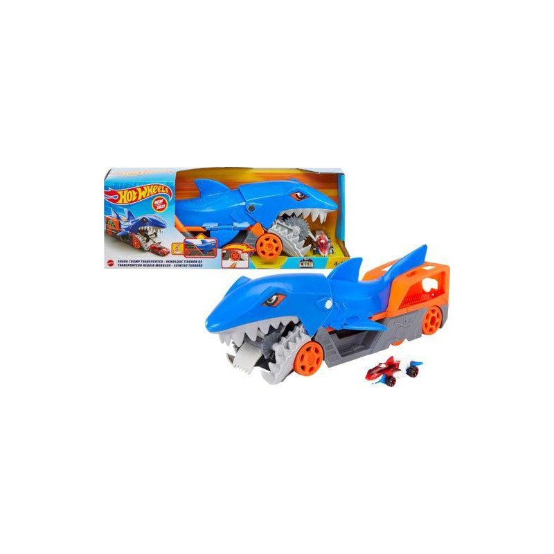 Tiburon mastica coches hot wheels city