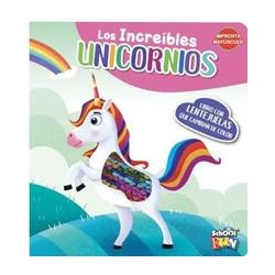 Los increíbles unicornios  Libro con lengüetas
