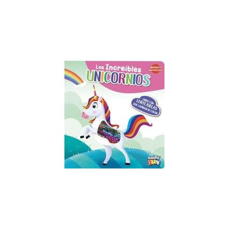 Los increíbles unicornios  Libro con lengüetas