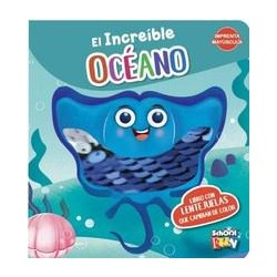 El increíble oceano  Libro con lengüetas
