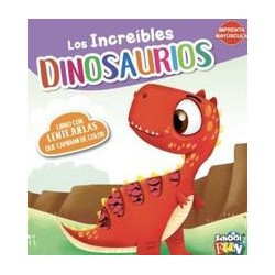 Los increíbles dinosaurios  Libro con lengüetas