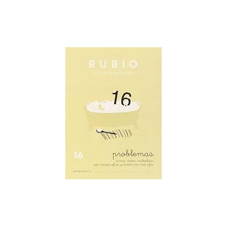 Cuaderno rubio problemas nº 16 