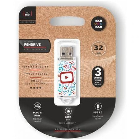 Memoria Usb 32 GB tech one tech videos
