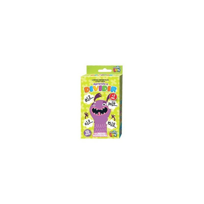 Cartas aprendo a dividir  cartas infantiles