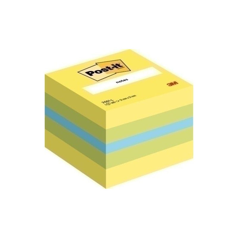 Notas adhesivas post-it 400h 51x51 3 colores vivo Notas adhesivas post-it 400h 51x51 3 colores vivo