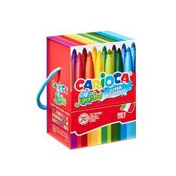 Caja premium de 24 rotuladores fibra carioca jumbo