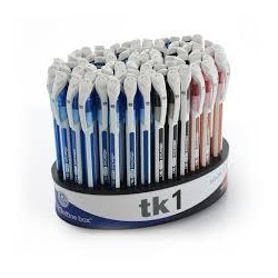 Boligrafo office box TK1 azul  negro o rojo