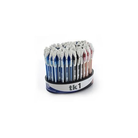 Boligrafo office box TK1 azul  negro o rojo