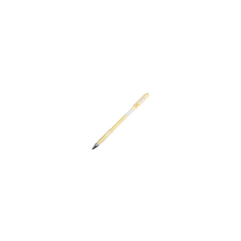Boligrafo gel uni-ball signo amarillo pastel angel