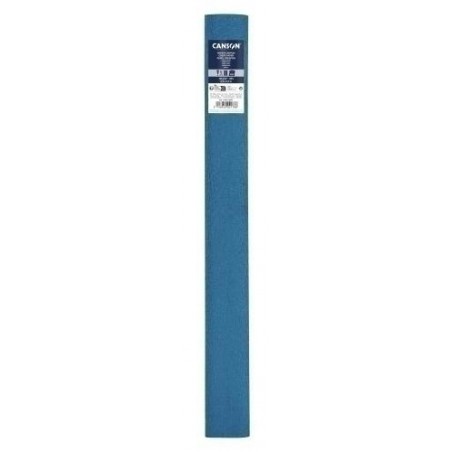 Papel crespon azul mar del sur canson 30gr 0 5x2 5