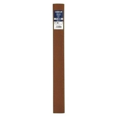 Papel crespon chocolate canson 30 gr 0 5x2 5 metro