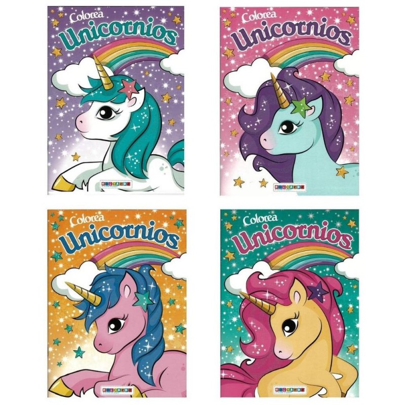 Colorea unicornios