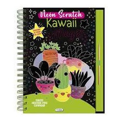 Kawaii neón scratch