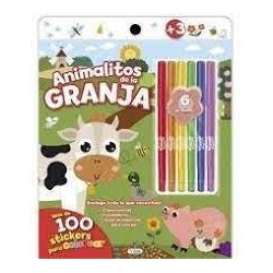 Color sticker nº 2  Animalitos de la granja