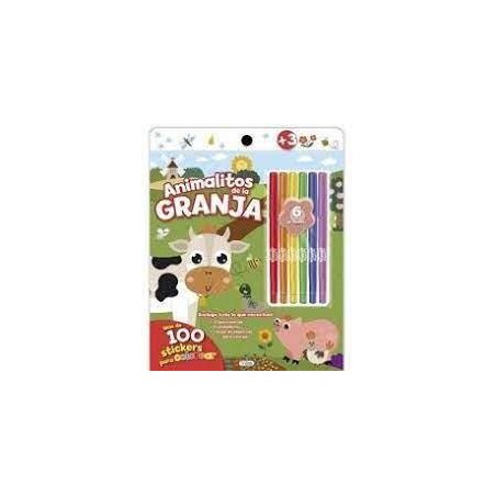Color sticker nº 2  Animalitos de la granja