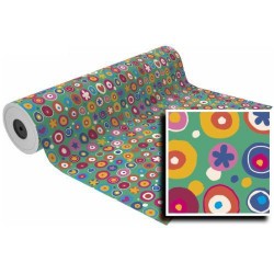 Bobina papel de regalo fantasía todo el año 62cmx4