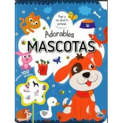 Adorables mascotas  Pego y me divierto pintando