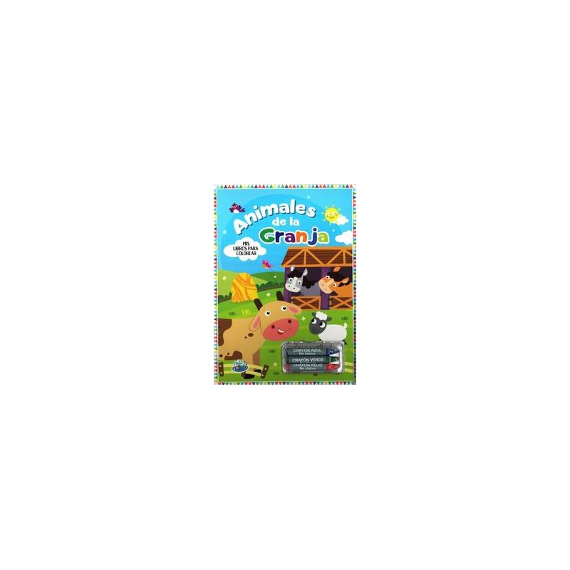 Animales de la granja  Mis libros para colorear