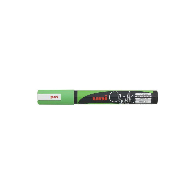 Marcador tiza líquida uni-ball chalk marker verde Marcador tiza líquida uni-ball chalk marker verde