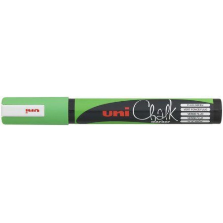 Marcador tiza líquida uni-ball chalk marker verde