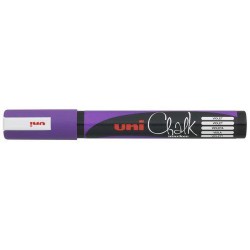 Marcador tiza líquida uni-ball chalk marker violet